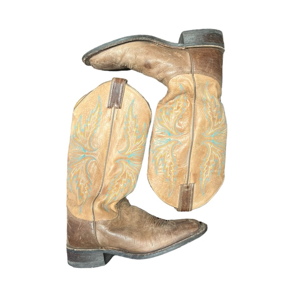 Justin BRL338 Leather Ladies Bent Rail Cowboy Boot size 6.5